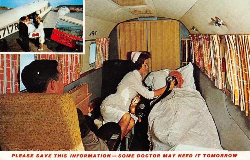 Washington DC Special Air Services Airplane Ambulance Nurse Postcard AA11613