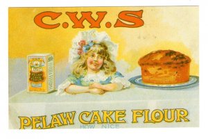 CWS, Pelaw Cake Flour Advertising Little Girl Baker, Cake