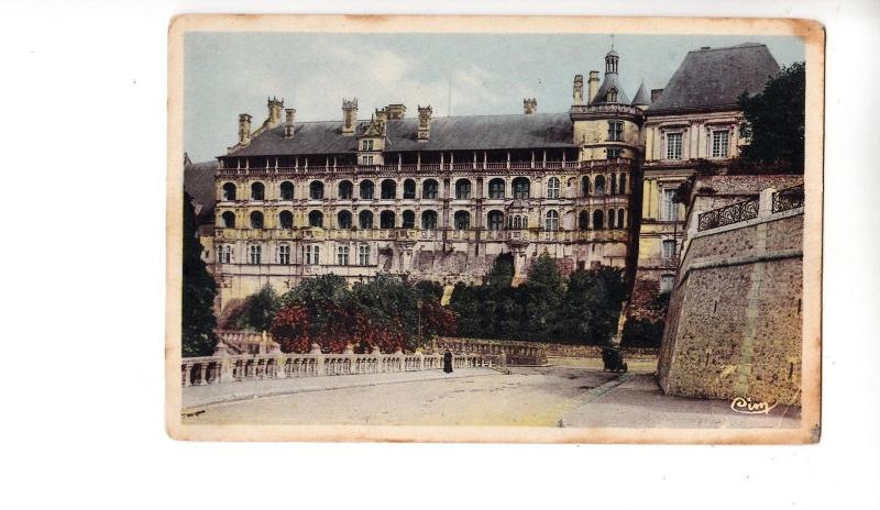 BF11474 chateau de blois l et ch france front/back image