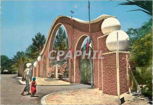 Postcard Modern Oujda Entree SAR Park