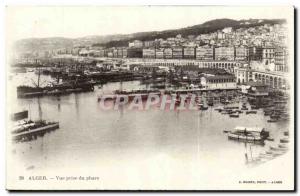 Algeria Algiers Old Postcard View from the lighthouse (lighthouse)