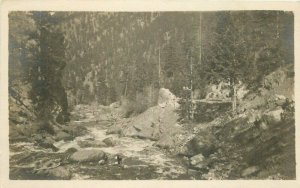 Beautiful Scenic Scene C-1910 Rapid Hill Colorado RPPC Photo Postcard 9181