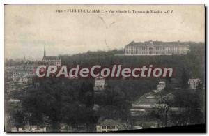 Postcard Old Fleury Clamart View from the terrace of Meudon