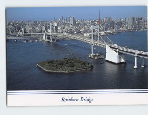 Postcard Rainbow Bridge Tokyo Japan