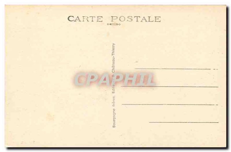 Old Postcard Chateau Thierry Aisne The American Mounoment of Cote