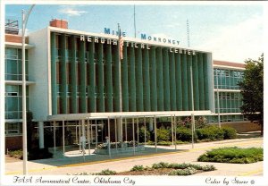 OK Oklahoma City FAA AERONAUTICAL CENTER~Civil Aeromedical 4X6 Aviation Postcard
