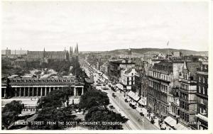 UK - Scotland. Edinburgh, Princes Street  