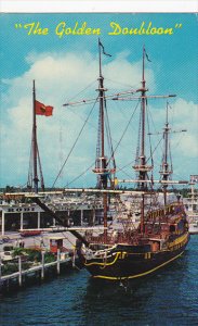 Golden Doubloon Spanish Treasure Ship At Chevron Harbour Fort Lauderdale Flor...