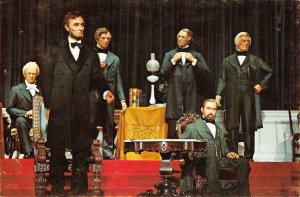 HALL OF PRESIDENTS Abraham Lincoln WALT DISNEY WORLD c1970s Vintage Postcard