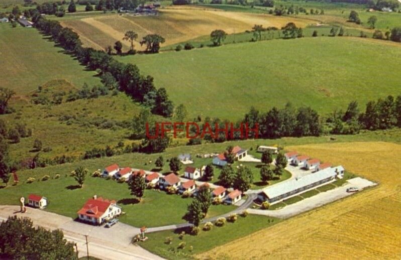 aerial view of THE VERMONTER, BENNINGTON, VT. Marjorie and Francis Field, Owners