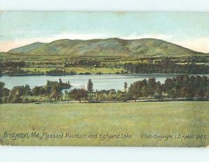 Divided-Back RUSTIC SCENE Bridgeton Maine ME hk4086