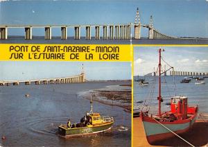 BR54312 pont de saint nazaire Minioin sur l estuaire de la Loire ship 1 2 france