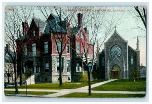 1911 Bishops Residence and Chapel Buffalo New York NY Posted Postcard