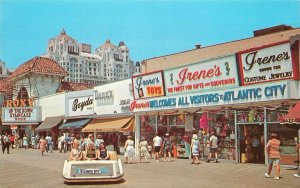 Postcard New Jersey Atlantic City 1950s Center City Boardwalk Freeman 23-10143