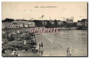 Old Postcard Beach Pontaillac