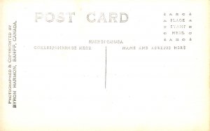 Canada - Alberta, Banff. Bow River & Goat Mountain.   *RPPC