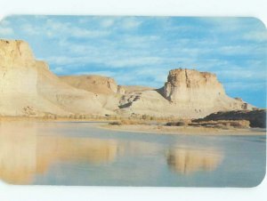 Pre-1980 RIVER SCENE Green River - Near Rock Springs Wyoming WY AE5572