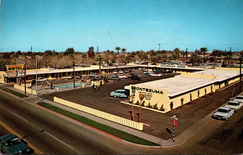 Arizona Phoenix The Montezuma Motel 1963