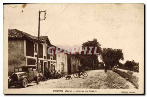 Postcard Old Magnan Avenue Gers Nogaro