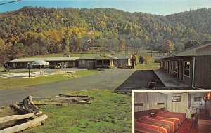Indian Valley Motel Cherokee, North Carolina NC Postcard