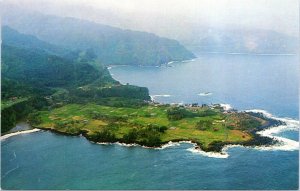 Postcard HI Keanae Peninsula, Maui Coastline - HATS Tour