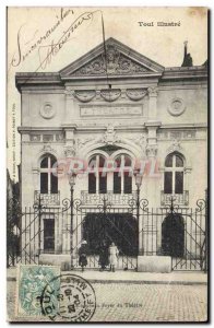 Old Postcard The new home of the theater Toul
