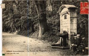 CPA NÉRAC - La Fontaine des MARGUERITEs a la Garenne (638718)