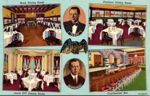 Linen PC Multiple Views L'Aiglon Restaurant 22 E. Ontario St Chicago Illinois