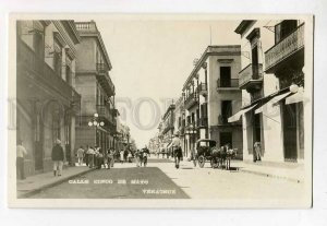 3056076 MEXICO Calle cinco de Mayo Veracruz Vintage PC