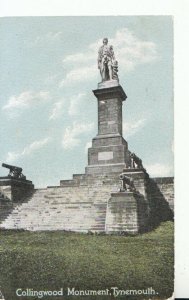 Northumberland Postcard - Collingwood Monument - Tynemouth - Ref TZ3657