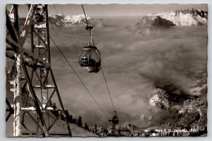 RPPC Jennerseilbahn Cable Car Jennerbergbahn Germany Real Photo Postcard R22