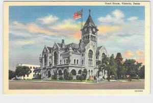 PPC POSTCARD TEXAS VICTORIA COURT HOUSE EXTERIOR VIEW 