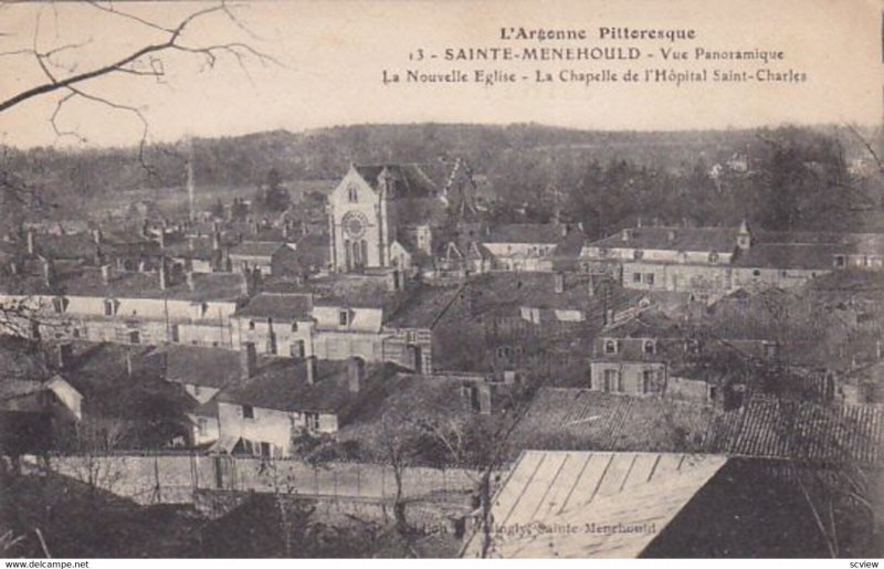 SAINTE MENEHOULD, Marne, France, 1900-1910's