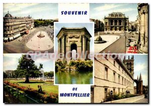 Postcard Modern Montpellier Herault place of the Comedy Theater the castle of...
