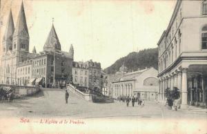 Belgium - Spa L'église et le Pouhon 02.37