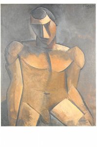 Homme Nu Assis, By Pablo Picasso  