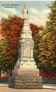 PA - Bethlehem. Civil War Monument
