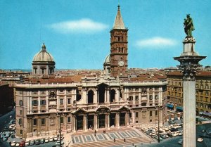 Vintage Postcard Roma S. Maria Maggiore Church Basilica Building Rome Italy