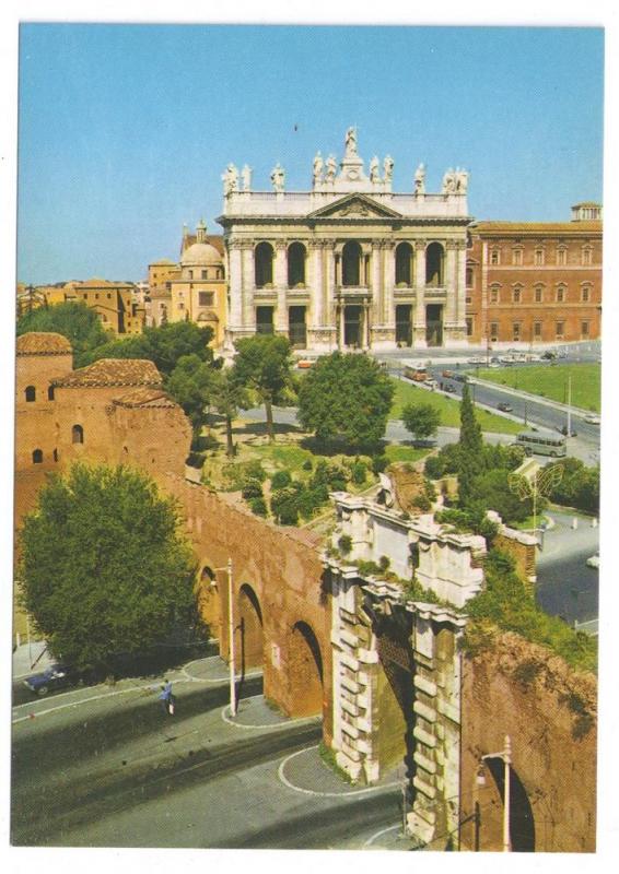 Italy Rome Church Basilica S Giovanni John Laterano Postcard