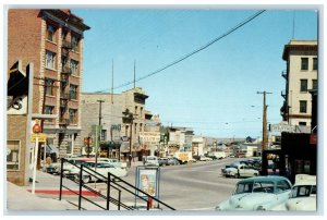 c1960's Looking North West On Main Street Tonopah Nevada NV Coca-Cola Postcard