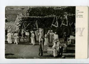 3144584 SAINT LUCIA Coalyard CASTRIES Vintage postcard