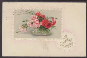 A Birthday Greeting,Flowers Postcard