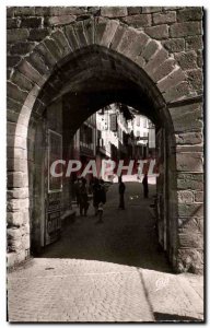 Old Postcard St Jean Pied de Port Gate Church I