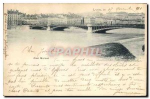 Postcard Old Bridge Morand Lyon