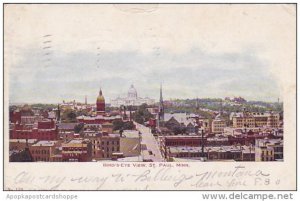 Minnesota Saint Paul Birds Eye View 1906