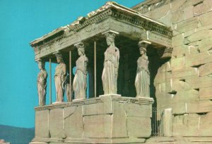 Postcard The Caryatids Historical Place Greek Architectures Athens Greece