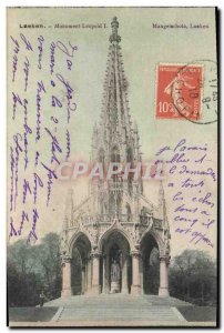 Old Postcard Laken Monument Leopold I