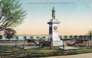 Soldiers Monument Bay View Park New Haven Connecticut1909