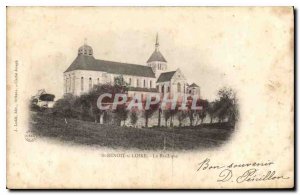 Old Postcard St Benoit Loire s Basilica