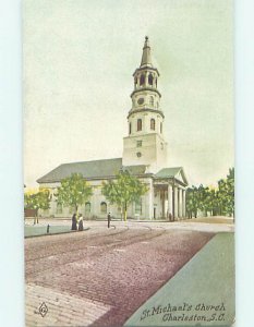 Divided-back CHURCH SCENE Charleston South Carolina SC AD1253